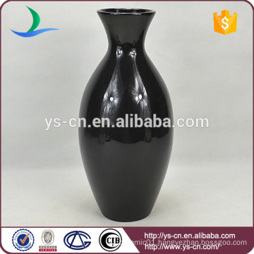 Classic Style Black Porcelain Vase Wholesale